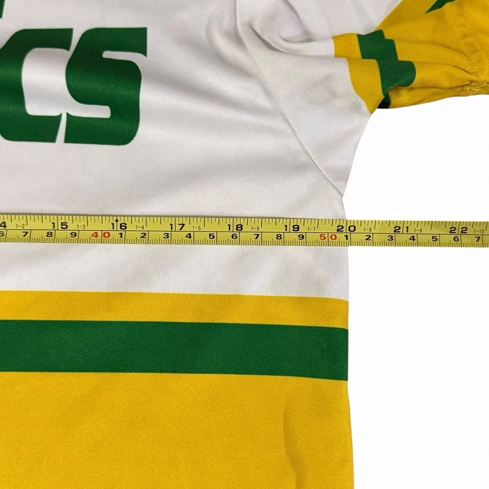 Vintage Alleson Oakland Athletics #15 Sharp Performance T-shirt‎ Men's Size M